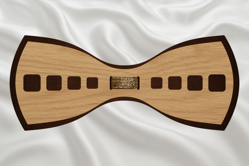 Elegantní motýlek Square Rhythm