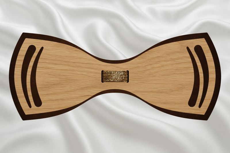 Elegantní motýlek Fluid Stripe