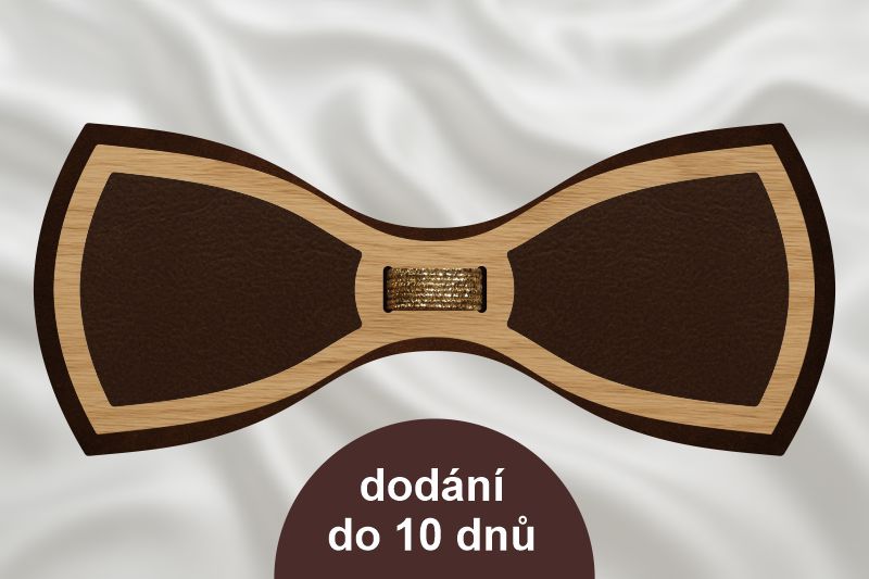 Elegantní motýlek Rustic Leather